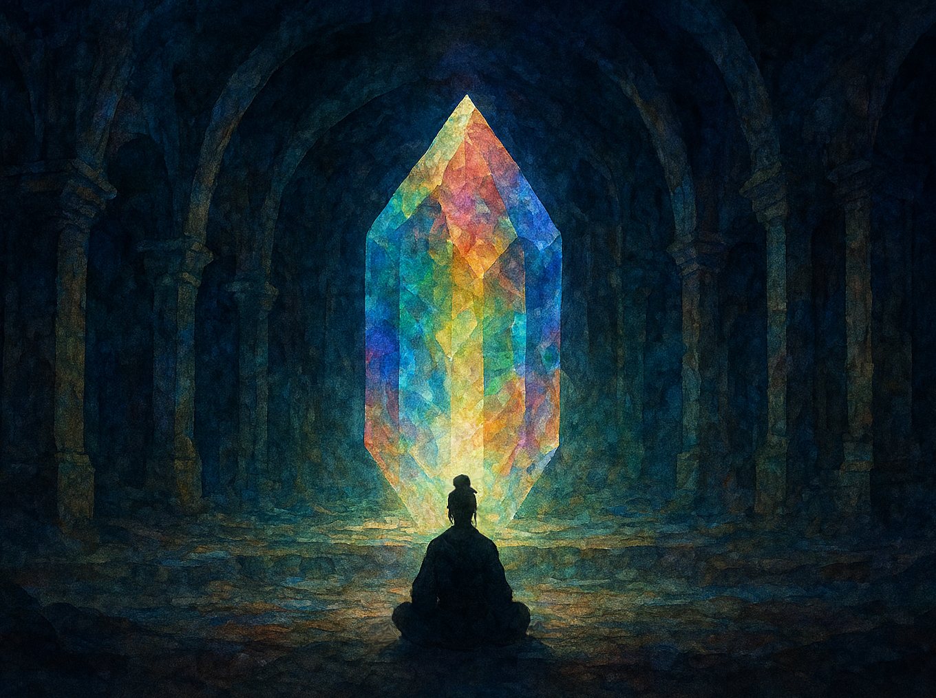 CordArk最深層巨大クリスタル前